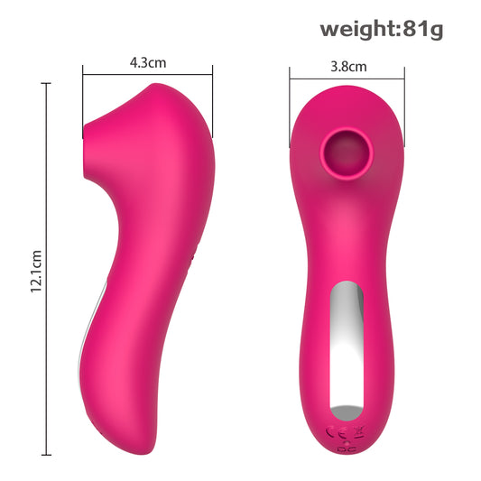 Premium Clitoral Sucking Toy 12 Intensity Level Clitoris Suction Massager Clit Sucking Vibrator Sex Toy for Women